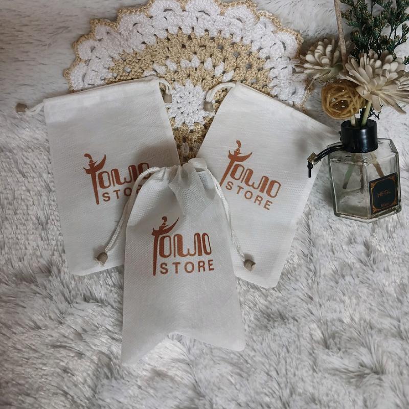 kantong/pouch serut custom sablon  (100pcs) 0