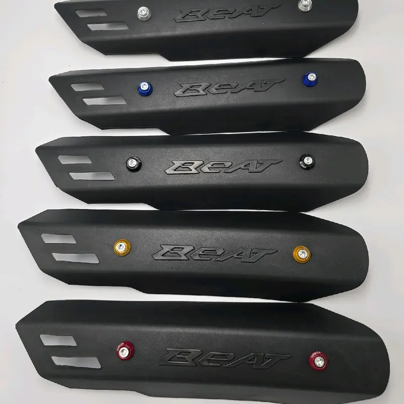 Tameng Knalpot Semua Motor Beat Plus Baut Universal Semua Motor Beat - Cover Knalpot Semua Honda Beat- Tameng Beat Karbu,Beat Fi, Beat Esp,Beat Deluxe, Beat New DLL 0