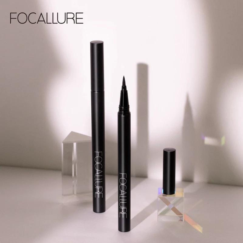 Product Introduction of FOCALLURE Eyeliner Cair Tahan Air Black - Makeup Waterproof - Lasting 12
