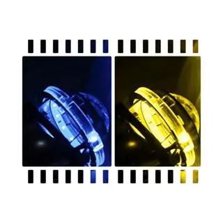 LAMPU LED ALIS DEMON EYE LAMPU DEVIL EYE RGB CONTROLLER KONEKSI BLUETOOTH 12 LED 12/24V 23CM 1