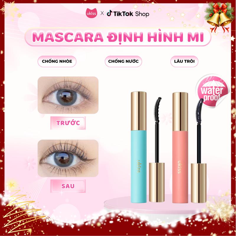 Mascara UKISS Định Hình Mi Làm Cong Mi Nhanh Khô Chống Lem Chống Nước Giữ Form Trong 12H 5g
