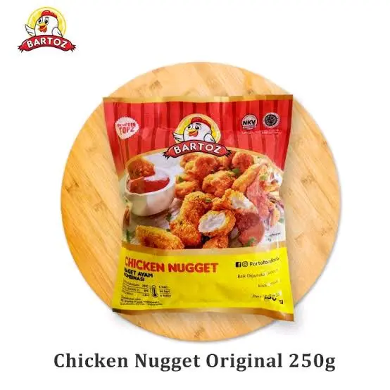 Bartoz Chicken Nugget Makanan  Frozen Food Naget Ayam Kombinasi 8
