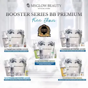 MS GLOW - NEW BOOSTER SERIES BB PREMIUM (DAY CREAM GANTI BB CREAM)