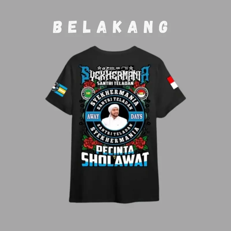 ZULMY - SyekerMania Santri Teladan Pecinta Sholawat - Tshirt Anak unisex - Kaos Katun Combed Viral 2