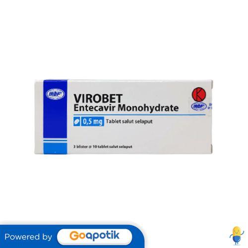 VIROBET 0.5 MG BOX 30 TABLET