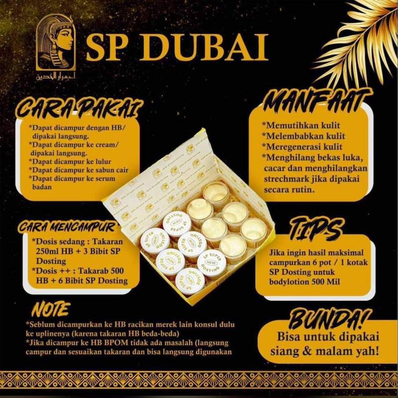 Product Introduction of New SP Dubai Super Dosting Original kemasan terbaru 2024 grosir 5 box 1