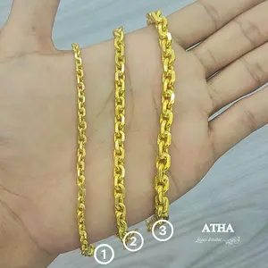 Gelang Lapis Kristal Atha Model Rantai Motif Medan Nori