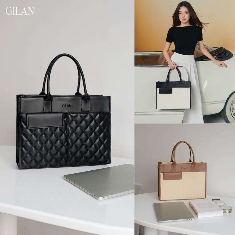 Túi xách tote nữ Estara bag GILAN 4 màu - đựng được Laptop A4