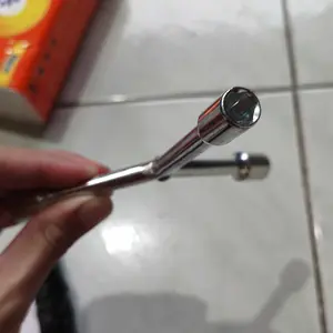 Mitsushi Kunci Sok Y Putih 8-17mm CR-V Steel Torsi 1 Set Lengkap Alat Buka Kunci Mekanik & Perbaikan Sepeda Motor Batang Heksagonal Dukung Afterburner Selongsong Pendingin Kekerasan Tinggi Tahan Lama