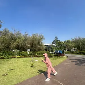 Relinda Setelan Set Baju Olahraga Wanita Muslimah Set Sport Panjang Celana Dewasa Sporty