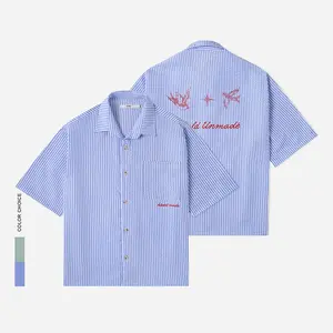 DANIELS - Mude Stripe Seersucker Shirt