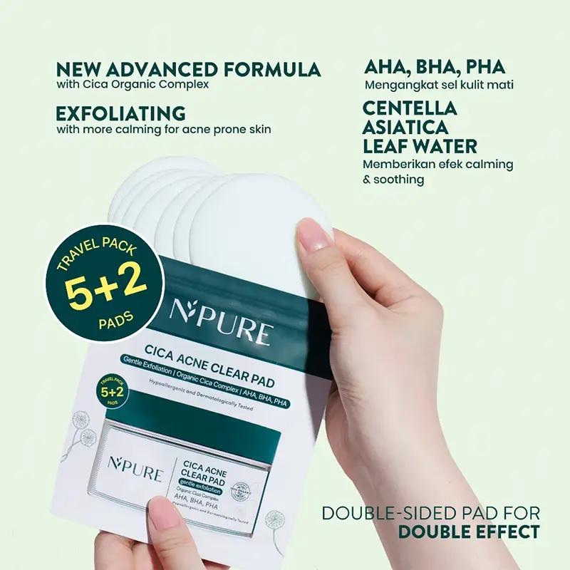 NPURE Cica Acne Clear Pad Ziplock 2