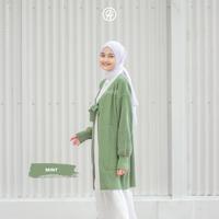 Gambar Hijacket Hijaber ARA Jaket Rajut Panjang Premium Acrylic Outerwear Halus dan Stretch - Purple dari Hijacket Mall_NEW Kota Bandung 3 Tokopedia