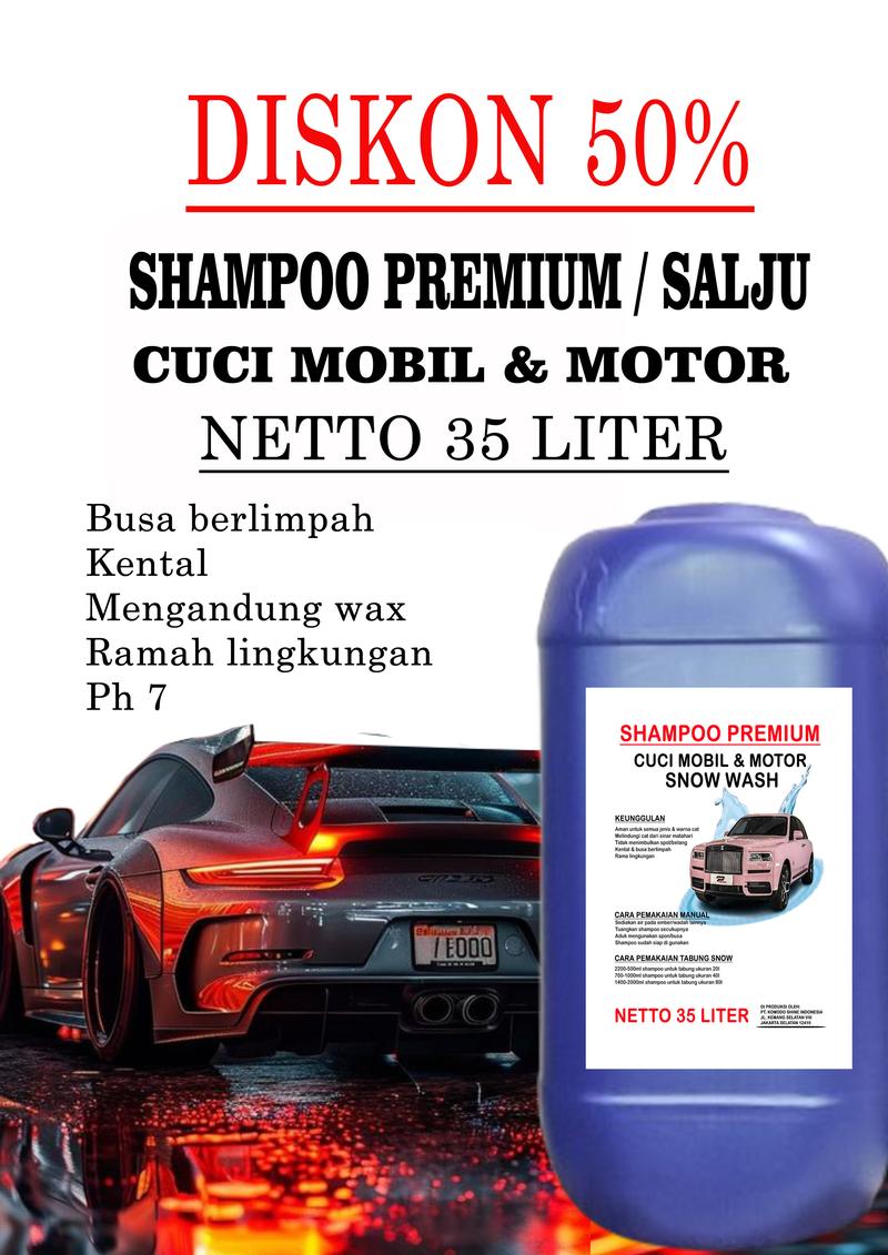 Product Introduction of SHAMPOO PREMIUM 35 LITER CUCI MOBIL MOTOR Car Kendaraan 29