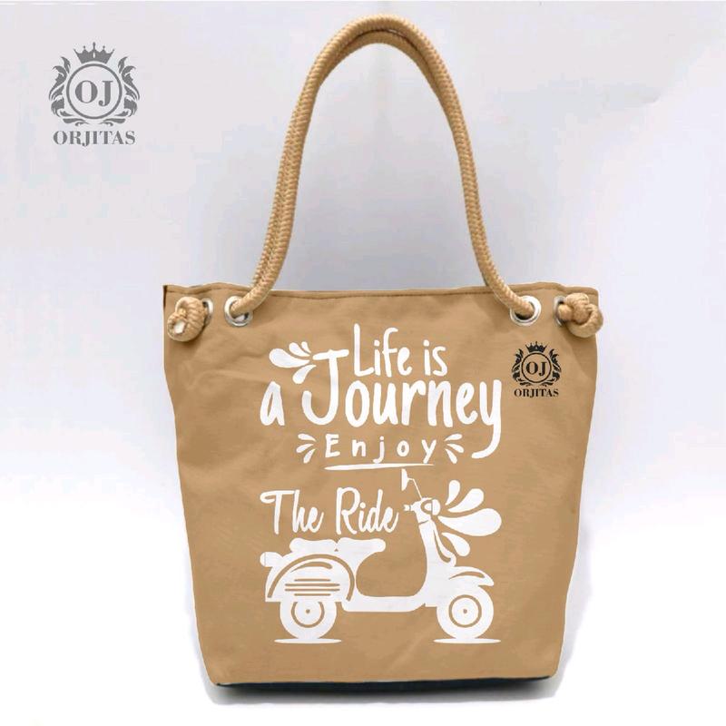 Tas ToteBag Simple Motif Printing Terbaru Shop Tokopedia