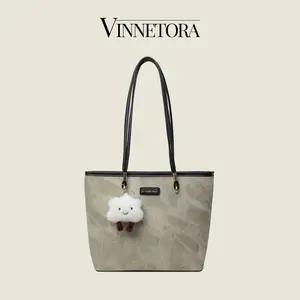 VINNETORA Tas Selempang Wanita Totebag Wanita Tas Kuliah Wanita Tas Kerja Wanita Korean Style Elegan