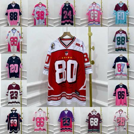 KAOS JERSEY VINTAGE RUGBY SOCCER OVERSIZE JUMBO XXL COUPLE KELUARGA STREETWEAR RETRO UNISEX VIRAL