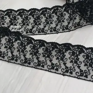 Renda Tile Lebar 7 cm Motif Terbaru untuk Pinggiran Mukena Gamis Outer Celana Jeans dan Kombinasi Baju