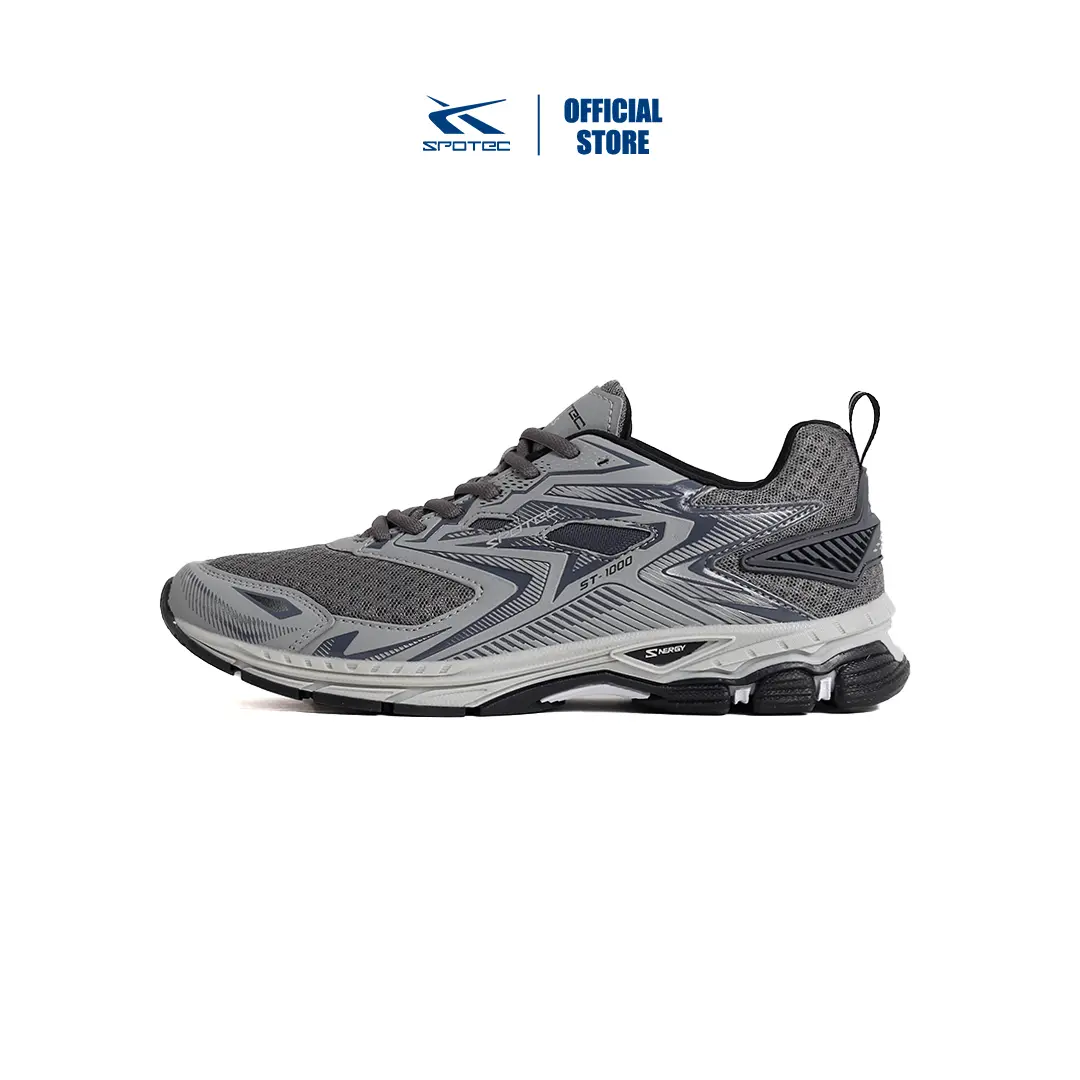 Spotec Running Atlas Sepatu Lari Pria Wanita - Abu Perak