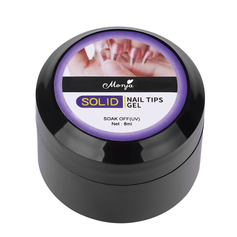 Gel UV Đa Công Dụng Làm Móng Nghệ Thuật, Monja, 8ml, Phụ Kiện Đồ Trang Trí, Chất Kết Dính, Chạm Khắc Hoa 3D, Đầu Giả, Nối Dài, Thiết Kế Làm Móng, Salon, Thiết Bị Dụng Cụ Tự Làm Tại Nhà, Trong Suốt Và Rõ Ràng, Để Thiết Kế Móng Tay 6