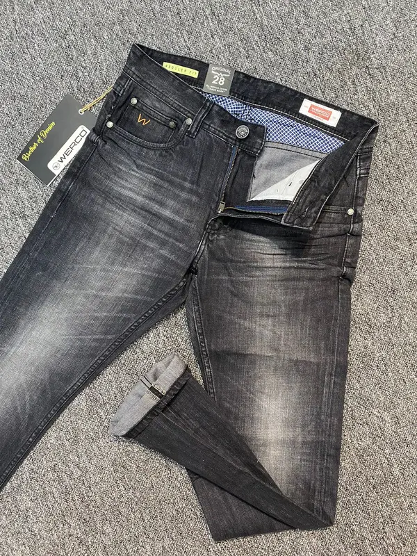 Celana Werco Denim | Brand Lokal Original Berkualitas | Celana Jeans Panjang Pria | Cuttingan Regulerfit | Motif Cakar 2