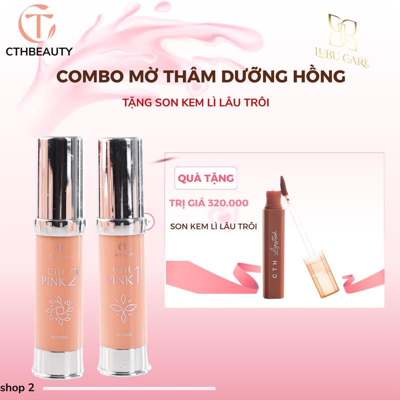 Kem Mờ Thâm Kích Hồng + Dưỡng Hồng CTH PINK 1 +2 - Hồ Thương CthBeauty Nữ Dưỡng Da Body Dưỡng Body