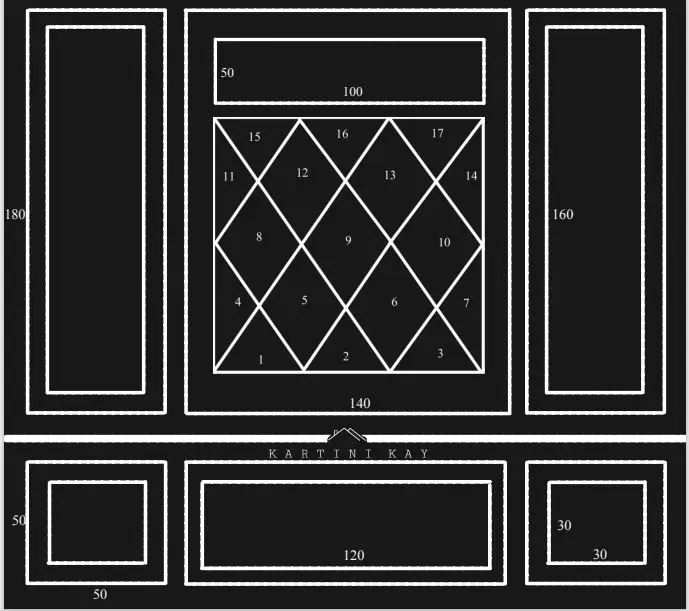 PAKET WALL MOULDING DESAIN KACA 1 x 1 KLASIK MODERN STYLE Dinding 0