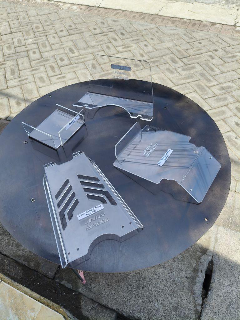 NRV mika kolong Akrilik Yamaha RX-King Transparan Jok Motorcycle