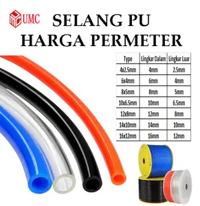 Selang Angin PU pneumatik polyurethane harga per meter meteran permeter