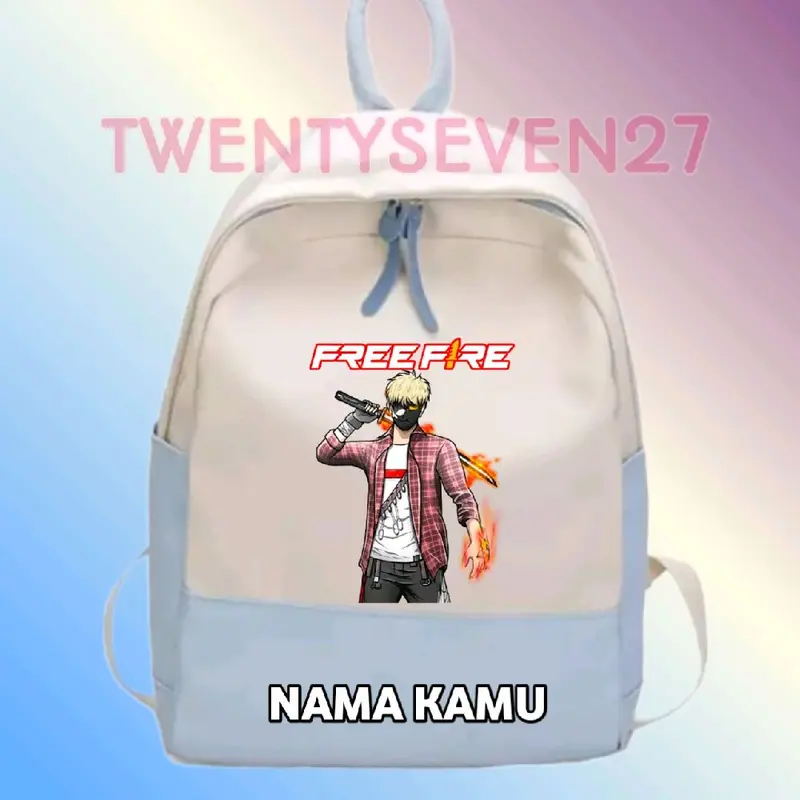 TAS ANAK TAS SEKOLAH ANAK FREE FIRE FF PEDANG 1