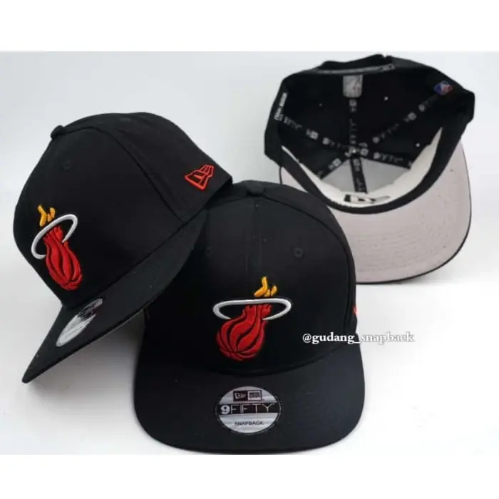 SALE TOPI SNAPBACK MIAMI HEAT / MIAMI HEAT ORIGINAL IMPORT / HAT XE6