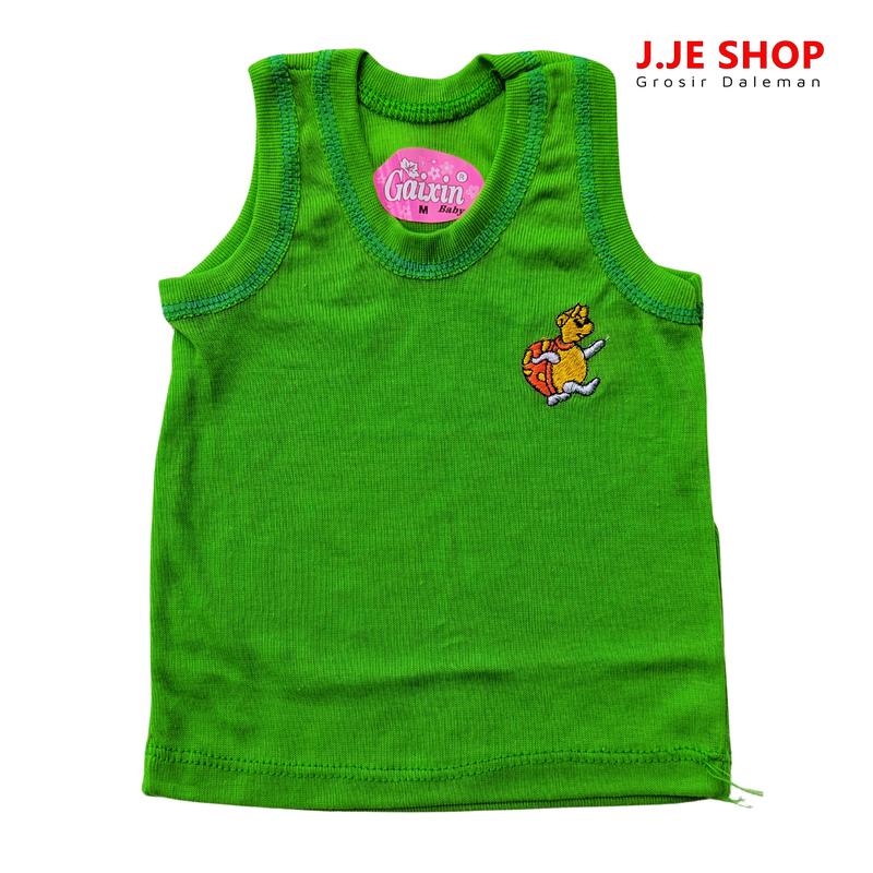 12 Pcs Kaos Singlet Anak Laki-Laki Stabillo SINGLET Anak Katun Bordir Unisex Fashion - Pola Grafis Karakter 5