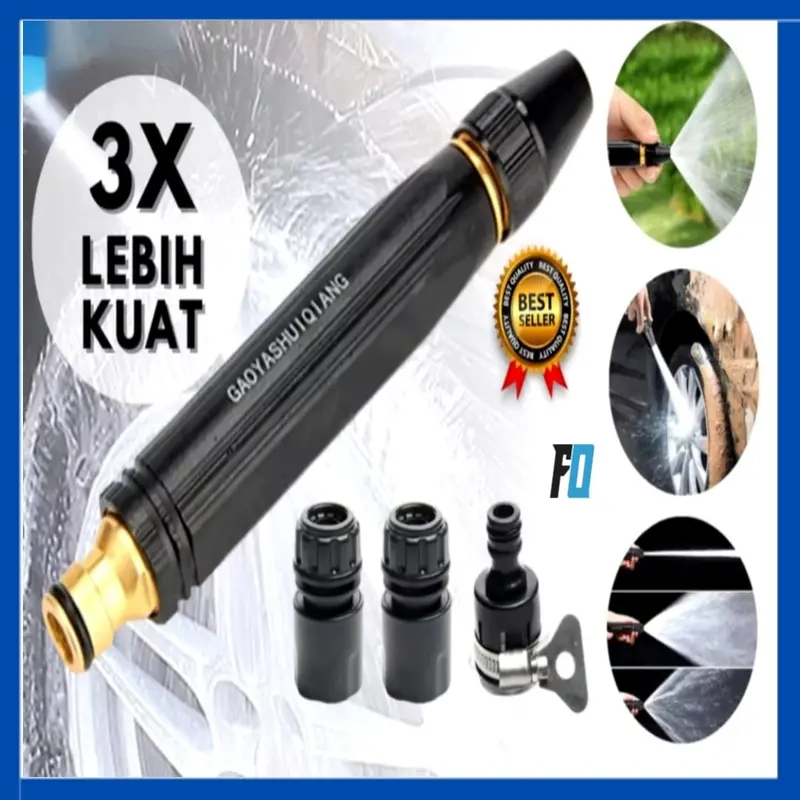 (FO) SEMPROTAN AIR KUNINGAN HOSE NOZZLE SPRAY STEAM SEMPROTAN TAMAN MOTOR MOBIL 0
