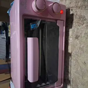 Oven Listrik Mini Kapasitas 12L Finito Alat Pemanggang Roti Pemanas Atas Bawah Stainless Steel Low Watt 600 Watt