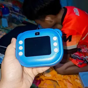【Mainanlmut】Kamera Ganda 48MP Kamera Cetak Instan Anak Kamera Digital Cetak Termal Mini Kamera Foto Cetak Mulus Termasuk Permainan(Gratis 2 Gulungan Kertas Cetak)