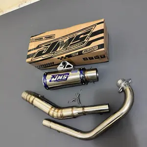 KNALPOT JMS ORIGINAL TYPE GP 2 BLUESERIES FOR SATRIA FU VIXION SONIC CB NEW VERZA GL MP  TIGER BYSON DLL..FREE BOX