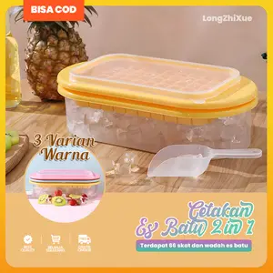 Cetakan es batu - cetakan es batu kotak cetakan es Silicone Cream