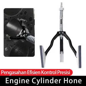 Alat Hon Silinder Piston Rem Adjustable 3 Rahang Batu 19–64mm 32–89mm 51–177mm Engine Cylinder Hone Tool