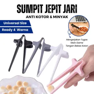 Sumpit Jari Gaming Gamers Snack Cemilan Free Hands Finger Alat Makan