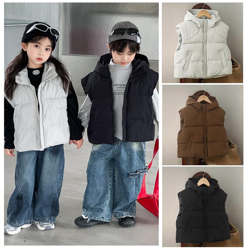  Áo phao gile cho bé trai bé gái phong cách Hàn Quốc từ 13-55kg AK25 