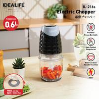 Gambar IDEALIFE - Electric Chopper - Penggiling Listrik 0.6Litre IL-216s dari IDEALIFE ONLINE STORE Kota Administrasi Jakarta Utara 1 Tokopedia