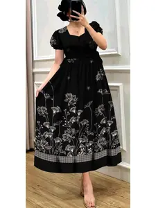 ZAHRA'S - DASTER CHIBI BUNGA BUSUI FRIENDLY LENGAN KARET