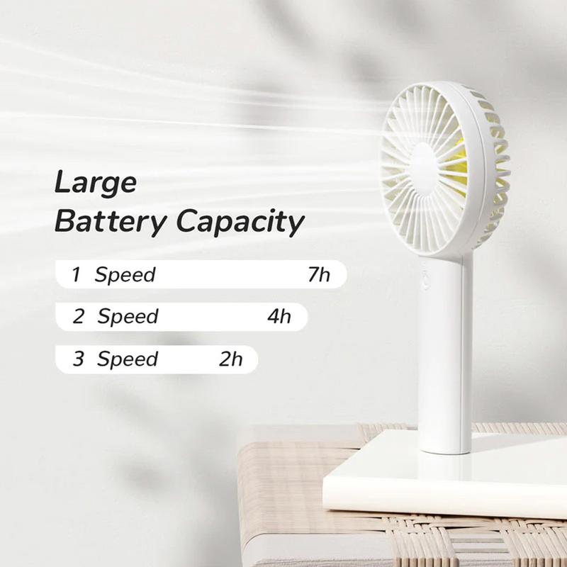 Product Introduction of Jisulife 3 Speed Wind Portable Fast Charge Rechargeble 2000mAh Handheld Fan Kipas Mini Mudah Alih FA21 5