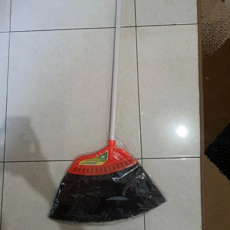 Sapu Lantai / Sapu Ijuk / Sapu Injuk / Sapu Kipas ukuran Besar Jumbo Tebal Anti Rontok 125 x 45 cm 5