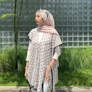 Raya outer scraf shawl ceruty premium / Cardigan motif Casual