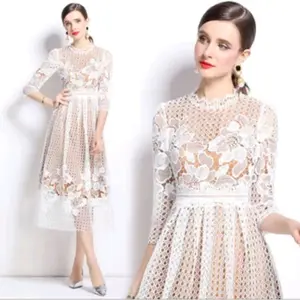 Dress Brukat Premium Tanpa Belt 71190-6292/Dress Brukat Pesta-Formal JeshopFashion