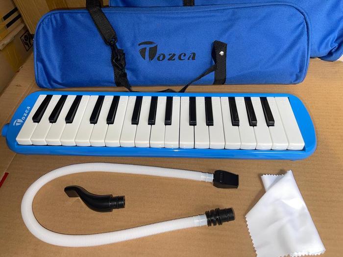 Pianika Pro Speed/Melodica/BigBang/Victoria Bonus Soft Bag - Biru