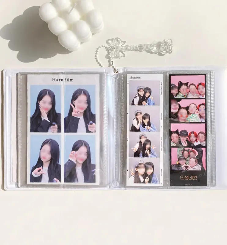 ALBUM PHOTOSTRIP COLLECT BOOK photobooth studio foto binder bookmark photocard postcard korea kpop 5