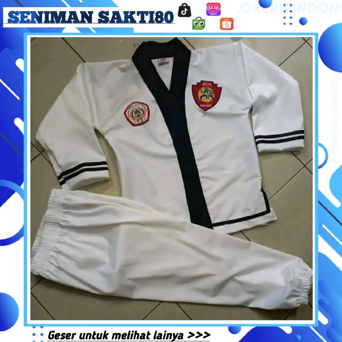 Seragam siswa IKS.PI Kera Sakti Lengkap  Bordir Sport Baju Celana Pakaian Olahraga