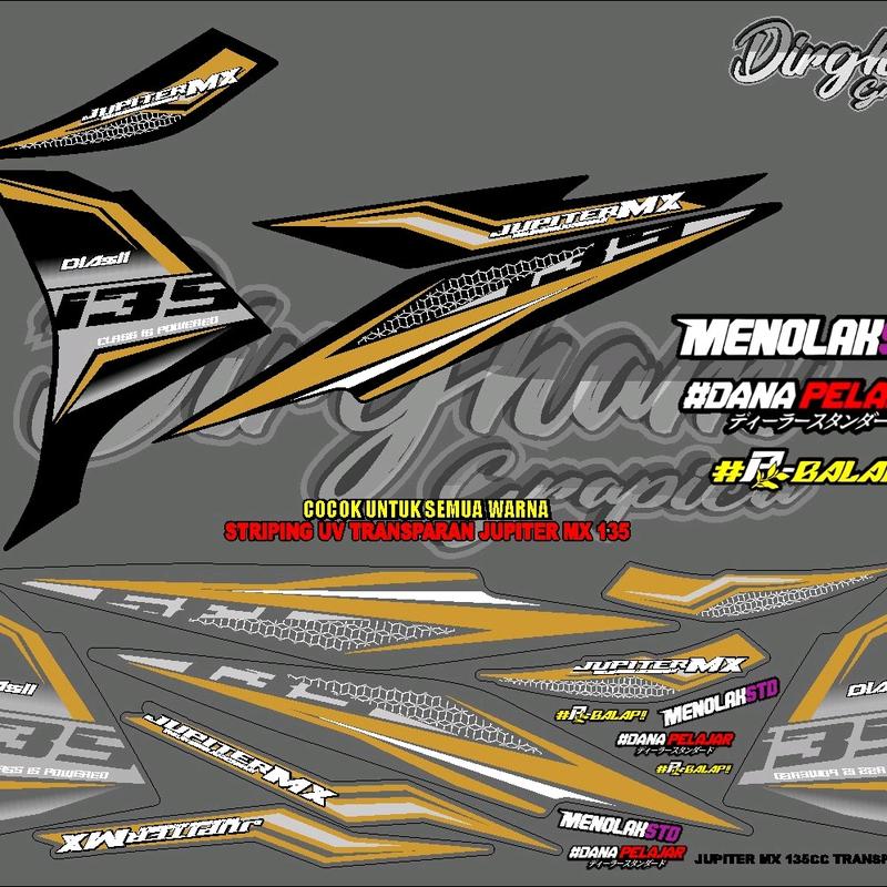 STRIPING UV JUPITER MX NEW 135 MOTIF Terbaru 4